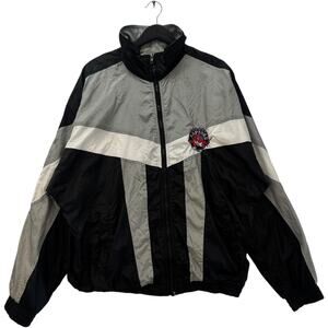 Vintage Toronto Raptors Spellout Light Jacket L